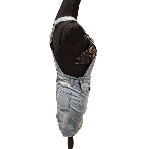 Kancan Small Overall Blue Jean Denim Dress - Picture 3 of 8